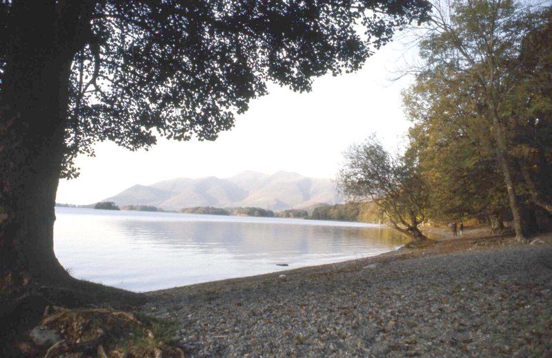 Derwentwater and the surrounding fells in the Lake District